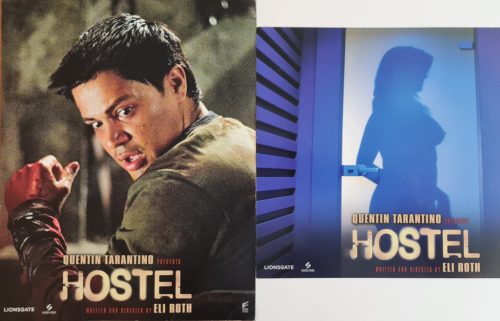 Hostel, 6 db nagyméretű USA vitrinkép, filmfotó egyben, 2005