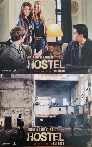 Hostel, 6 db nagyméretű USA vitrinkép, filmfotó egyben, 2005