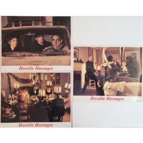   Hostile Hostages, 3 db nagyméretű USA vitrinkép, filmfotó egyben, 1994