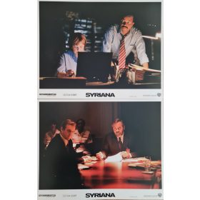   Syriana, 2 db nagyméretű USA vitrinkép, filmfotó egyben, 2005