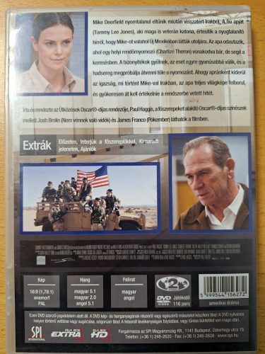 Elah Völgyében DVD film (Tommy Lee Jones, Charlize Theron, Susan Sarandon)