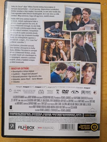 P.S. I Love You DVD film (Hilary Swank, Gerard Butler)