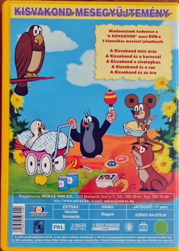 Kisvakond mesegyűjtemény 5. - A Kisvakond és az óra DVD