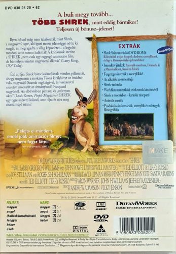 Shrek DVD