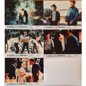 Egerek és emberek, 5 db vitrinkép, filmfotó egyben, 1992