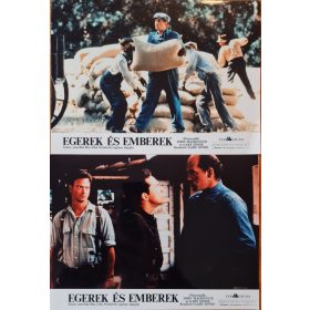 Egerek és emberek, 2 db vitrinkép, filmfotó egyben, 1992