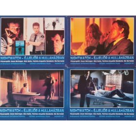  Éjjeliőr a hullaházban, 4 db vitrinkép, filmfotó egyben, 1997