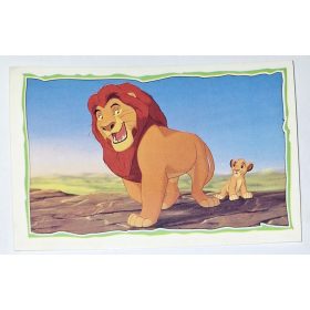   Oroszlánkirály (Lion King) rajzfilm eredeti PANINI 1994 beragasztós matrica (49)