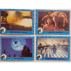   E.T. A földönkívüli 4 db. eredeti 1982-es Universal Studios kereskedelmi kártya egyben (3.)