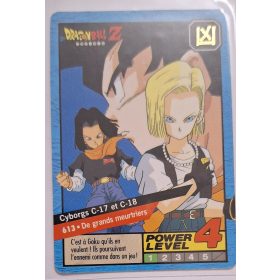  Retró Dragon Ball kártya 1996 Carddass-Bandai Cyborgs C-17 et C-18 613