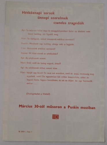 Filmregény - Három nővér - Dárday István, Varga Katalin 1978