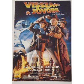   Vissza a jövőbe - A triológia - első DVD megjelenés, reklám képeslap, Est Card