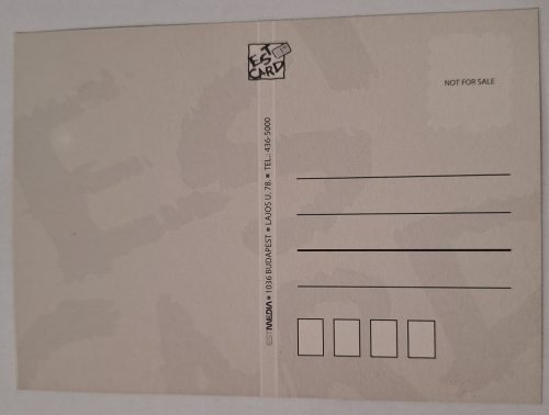 Vissza a jövőbe - A triológia - első DVD megjelenés, reklám képeslap, Est Card