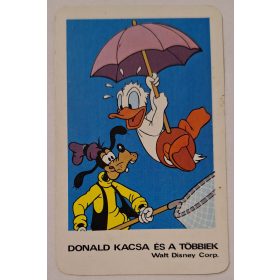   Donald Kacsa és a többiek (Walt Disney) retró kártyanaptára 1984 Mokép-Moziüzemi Vállalat