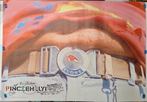 Pinczehelyi Sándor Úttörő kiállítása Plakát (Ernst múzeum, Nagymező u.) 1986-1987