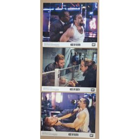   3 db. Megérint a halál (Kiss of Death) - Normál méretű USA vitrinkép, filmfotó, 1995 (Nicholas Cage, Samuel L. Jackson)