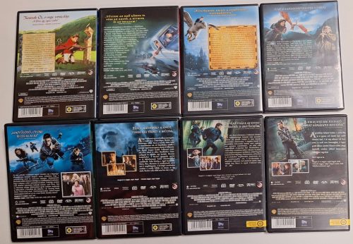Harry Potter - A teljes sorozat (I-VII.) 8 db. DVD lemez (Pro Video kiadása) (Magyar szinkron minden lemezen)