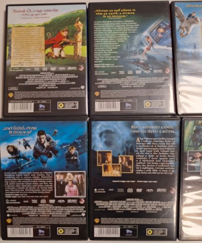 Harry Potter - A teljes sorozat (I-VII.) 8 db. DVD lemez (Pro Video kiadása) (Magyar szinkron minden lemezen)