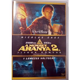   Nemzet Aranya 2. Titkok könyve (Nicolas Cage) DVD film 1 lemezes változat