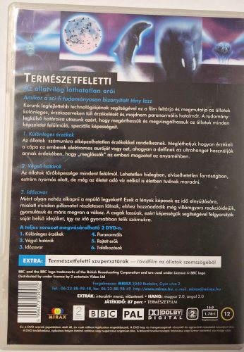 Természetfeletti Az állatvilág láthatatlan erő (BBC) DVD 1. DVD film