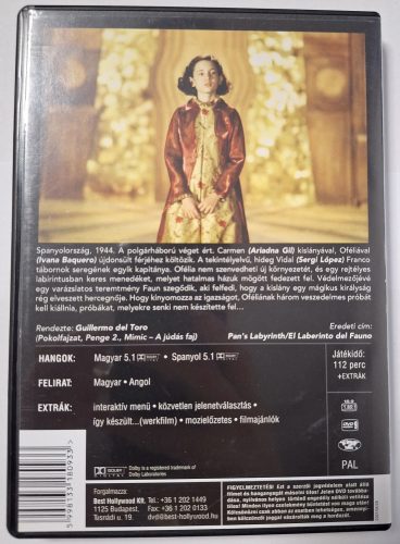 A Faun labrintusa DVD film (Guillermo Del Toro)