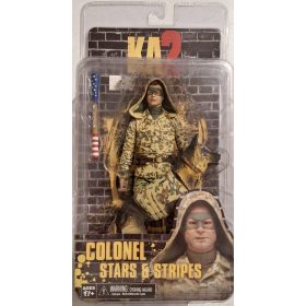   Ha/Ver 2. (Kick/Ass2) film gyűjtői figura Colonel Stars & Stripes (Csillagsáv ezredes) Jim Carrey