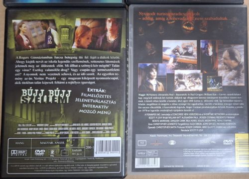 4 db. DVD film egyben : Horror és Thriller válogatás (Rec,Holtsáv,Piranha,Bújj bújj szellem)