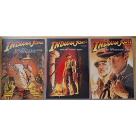   Indiana Jones 3 db DVD (Az eredeti trilógia) (Kereszteslovag,Végzet temploma,Frigyláda)
