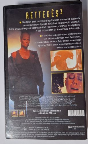 Alien : A végső megoldás a halál VHS videókazetta 1997
