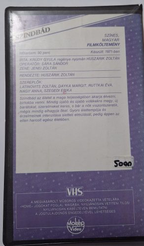 Szindbád (Latinovits Zoltán) VHS kazetta Mokép Video kiadása
