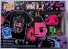 What if…? Infinity Killmonger Blacklight 9 cm Tee & Funko Pop! figura 989 Special Edition