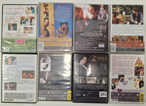 8 db Romantikus jellegű DVD film egyben (Romantikus, Csajos film)
