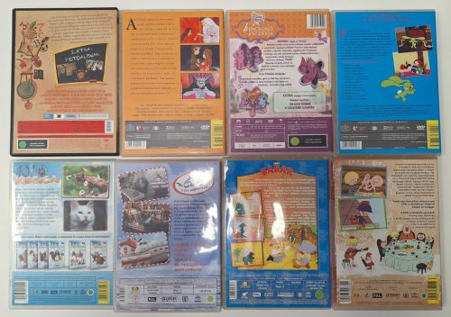 8 db Gyermek film, ifjúsági jellegű DVD egyben