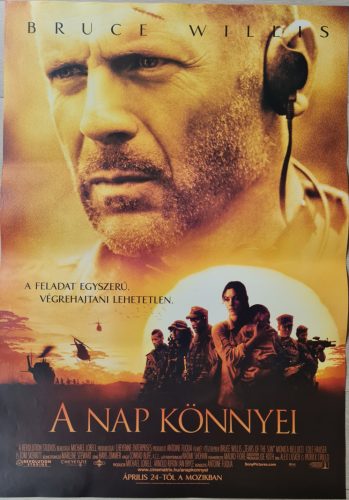 A nap könnyei, eredeti filmplakát