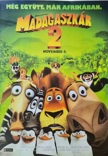 Madagaszkár 2., eredeti filmplakát