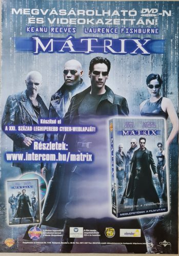 Mátrix DVD, eredeti filmplakát