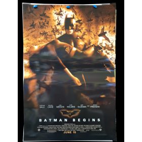   Batman Begins (Batman Kezdődik) USA kiadású filmplakát,moziplakát (II.)