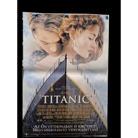   Titanic (VHS kiadás reklám) eredeti filmplakát,moziplakát