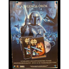   Star Wars II. Klónok támadás (DVD és VHS megjelenés) eredeti filmplakát,moziplakát