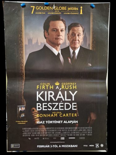 A király beszéde eredeti filmplakát