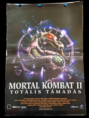 Mortal Kombat II. Totális támadás eredeti filmplakát