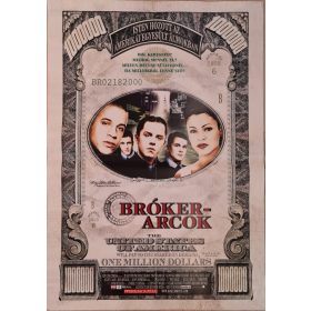 Brókerarcok eredeti filmplakát,moziplakát