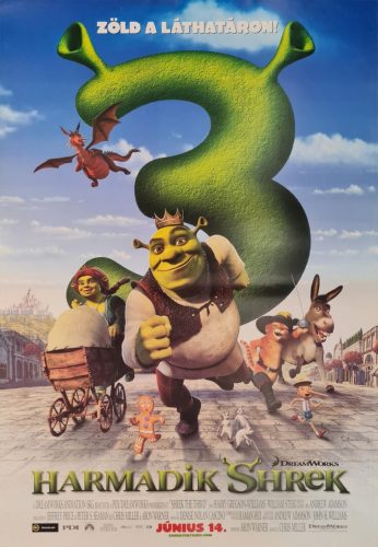 Harmadik Shrek eredeti filmplakát