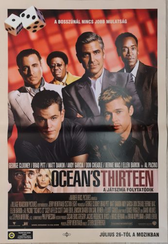 Ocean’s Thirteen – A játszma folytatódik eredeti filmplakát