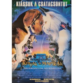 Kutyák és macskák eredeti filmplakát,moziplakát