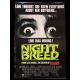 Night Breed (Az éjszaka szülöttei) USA kiadású filmplakát