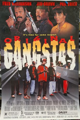 Original Gangstas (Háborús Zóna) USA kiadású filmplakát