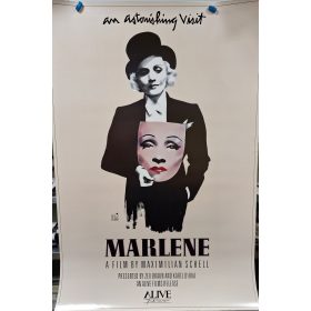   Marlene Dietrich (Maximilian Schell) USA kiadású filmplakát,moziplakát