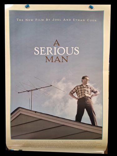 A serious man (Egy komoly ember) USA kiadású filmplakát