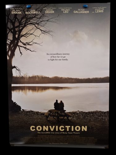 Conviction (Meggyőződés) USA kiadású filmplakát